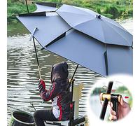 Refue Sombrilla Grande protección UV inclinable y Altura Ajustable Sombrilla de Playa Exteriores con Ancla de Arena, paragua de Piscina Flexible (Size : 200cm/6.5ft.)