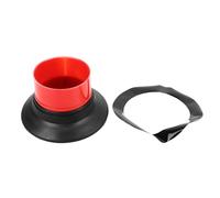 Refuerzo de Graves de Batería, Amplificador de Batería ABS Hi Fi Expansión de Frecuencia de Extremo bajo para un Mejor Rendimiento del Tambor (WP07 rojo)