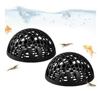 Refugio Cúpula para Camarones - Casa Decorativa para Betta | 2 Piezas Escondite para Peces Pequeños Entusiastas de Vida Acuática Acuario