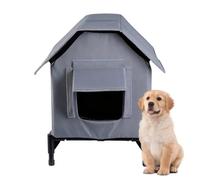 Refugio de animales - Carcasa elevada resistente al clima, cabina exterior | aislada duradera, entorno de vida confiable Centro de refugio de animales | Césped Balcón Patio Apoyo a refugio de seguridad