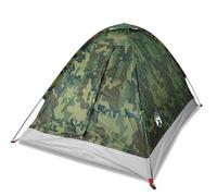 Refugio de camuflaje impermeable para 2 personas, ligero y portátil, con revestimiento de poliuretano, para aventuras, fácil instalación, resistente al viento, doble cremallera