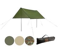 Refugio del Grand Canyon ZUNI 3 - Lona/Vela solar 300 x 300 cm - Forma cuadrada, UV50+, impermeable - Capulet Olive (Verde)