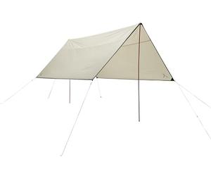 Refugio del Grand Canyon ZUNI 4 - Lona/Vela solar 400 x 400 cm - Forma cuadrada, UV50+, impermeable - Mojave Desert (beige)