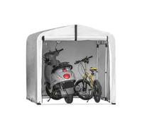 Refugio para bicicletas garaje para bicicletas carpas para bicicletas al aire libre en color plateado 151 x 219 x 165cm kls11-l sobuy