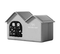 Refugio para Gatos Salvajes - Cama Plegable e Impermeable, Caliente para Exteriores, cabaña portátil para Animales, nicho Cerrado Conejos, diseño Grueso Aislado, cojín Mullido en el Interior |