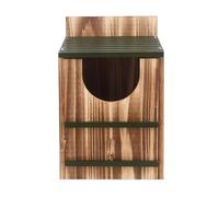 Refugio para pájaros - Cabaña Impermeable, de jardín, casa para la Vida Silvestre al Aire Libre, Refugio Estable para Ardillas con Estilo Abeto tratado | Cabaña Impermeable de Abeto, para