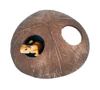 Refugio para reptiles - Cueva natural decorativa hecha a mano con dos entradas | Cueva escondida para reptiles - para cangrejos ermitaños, pequeñas serpientes, camaleones, geckos, terrarios terrarios