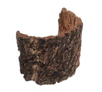 Refugio para Reptiles de Corcho para Terrario, 17x15, 7x10, 9 Cm | Túnel Rústico, Aspecto de Real y Efecto Tronco Hueco, para Geckos Leopardo, Barbudos y Serpientes