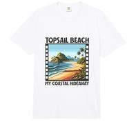 Refugio - Playa de Topsail Comfort Colors Adult Heavyweight T-Shirt