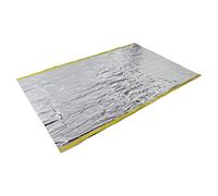 Refugio Térmico Ligero de la Tienda de Emergencia para Acampar Caminando Reutilizable 94.5"x59.8" con Cuerda