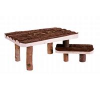 Refugio y lugar para descansar con escalera 37 × 17 × 28 cm