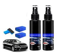 Refurbishing Agent Spray for Chrome-Plated Parts,Nano Spray for Cars forr Cleaning & Polishing & Scratch Repai,Suitable forr Chrome-Plated Parts Such as Door Handles, Exhaust Pipes and Car Logos (2)