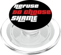 Refuse to Choose Shame Camiseta, Camiseta Divertida para Hombre y Mujer PopSockets PopGrip para MagSafe