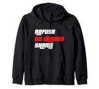 Refuse to Choose Shame Camiseta, Camiseta Divertida para Hombre y Mujer Sudadera con Capucha
