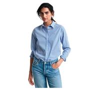 REG Classic Poplin Striped Shirt, Sailor Blue, 42