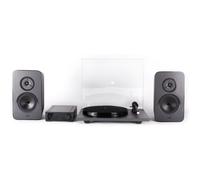 Rega System One - Tocadiscos de vinilo, Manual, Preamplificador integrado, MM, Tracción por correa, Cápsula incluida