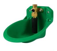 Regadera automática de plástico resistente para animales de granja para ganado, cabras, caballos, ovejas, cerdos con sistema de válvula de cobre fiable (cobre)
