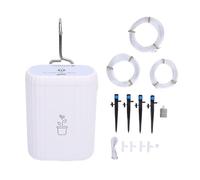 Regadera Automática WiFi, Kit de Riego por Goteo Inteligente con 4 Goteros para Plantas de Interior, Control Remoto, Alerta de Escasez de Agua, Temporización Ajustable