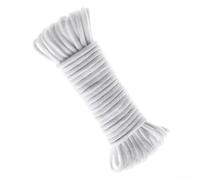 Regadera capilar para plantas con cuerda absorbente, sistema de riego automático para interiores y exteriores, hogar, jardín o invernadero, ajustable, 9 m, color blanco bajo
