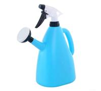 Regadera con boquilla larga, para plantas de interior, boquilla de pulverización a presión ajustable, recipiente de agua de plástico a prueba de fugas de 1 litro, para hierbas y flores pequeñas en