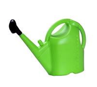 Regadera de 10 l, 8 l, 5 l, 3 l, riego para jardín, flores, jardinería, 2 colores: azul/verde (verde 2, 5 L)