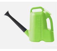 Regadera de 5 litros con boquilla larga y modos de flujo de agua triple para el cuidado de las plantas (verde)