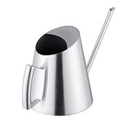 Regadera de Acero Inoxidable de 1500ml, Maceta de Jardín Cepillada, Casa Interior Pl, Regadera con Pico Largo, Regadera de Estilo Moderno, 51oz/1,5l