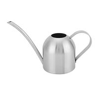 Regadera de acero inoxidable interior exterior jardín planta flor regadera largo pico (500 ml)