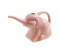 Regadera de elefante de polipropileno de 2 litros con boquilla larga para bonsái de casa, rosa creativo, 30 x 12 x 18 cm