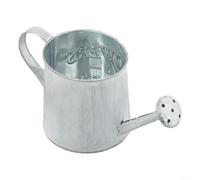 Regadera de hierro vintage para decoración del hogar y el jardín, jarrón de flores de metal retro con diseño grabado, hebilla decorativa compacta de 3.54 x 3.35 pulgadas (The Old)
