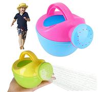 Regadera de Juguete de plástico para niños, regadera de baño Divertida, Juguetes educativos para niños, latas de jardinería para, Color Aleatorio, Playa para pequeños, 2 uds.