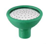 Regadera de metal de repuesto con base de goma, accesorio de pulverización de jardín para riego de plantas de interior y exterior, ajuste elástico para la mayoría de latas (1 unidad)