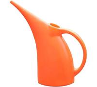 Regadera de plantas, maceta de plástico con boquilla larga, para plantas de jardín al aire libre, bonsái (naranja, 2 L)