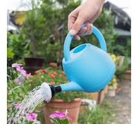 Regadera de plástico para niños de 1,5 L, herramientas de jardinería para niños, bonito riego de plantas en forma de caracol, maceta de riego para plantas de interior/exterior, flores suculentas (A)