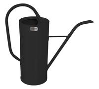 Regadera De Zinc Malta Negra 3 L En Acero Para Riego