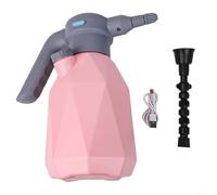 Regadera eléctrica, rociador de plantas recargable con boquilla ajustable de 360°, botella de nebulización de jardín de polietileno de alta densidad de 2 L para plantas de interior y limpieza (1,5 L)