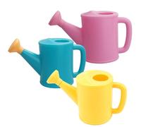Regadera Infantil Paquete de 3 regaderas de plástico con Boquilla extraíble precisas de 600 ml / 20 oz para regar Plantas pequeñas Ideales para niños pequeños y para jardinería.