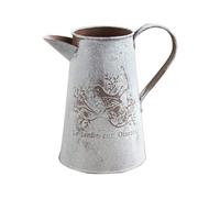 Regadera JarróN Jarra Francesa DecoracióN del Hogar Florero de JardíN Arreglo Flores Hierro FabricacióN Jardinería 17Cm