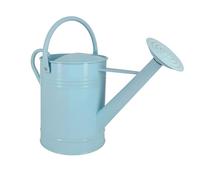 Regadera Metálica 6,5L Anti-Óxido - Acero Galvanizado, Pico Separable, Asa Ligera, Adecuada para Jardín, Césped y Plantas INT/Ext (Azul)