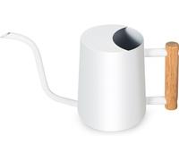 Regadera para plantas de interior, 1 l, regadera pequeña de metal para interiores, acero inoxidable, moderna jarra decorativa con caño largo para casa, plantas, bonsái, jardín al aire libre, flores