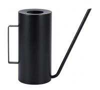 Regadera para Plantas de Interior, Regadera de 1, 5 L para Plantas de Interior, Caño Largo Moderno de Acero Inoxidable con Mango ergonómico para vegetación y Exterior, Negro