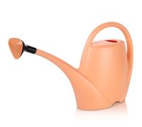 Regadera pequeña con Ducha para Plantas de Interior 2,5 L - Regadera de plástico Regadera para Interior y Exterior - Ideal para Plantas de Interior, melocotón