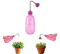 Regadera Pequeña de Jardín 450ML Pulverizador de Plantas 2 en 1,Fumigador para Interior y Exterior,con Cabezal 360°(Rosa)