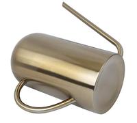 Regadera, Regadera de Acero Inoxidable, Regadera Regadera de Caño Largo Regadera Regadera de Jardín Herramienta de Riego Oro 1.5L