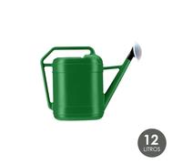 Regadera - regadera de plástico de 12 litros, Ideal para riego, fácil manejo, Resistente y Ligera, diseño ergonómico Que facilita el Uso.
