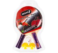 Regail Juego de palos de ping pong + pelotas