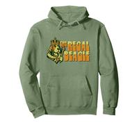 Regal Beagle Vintage Three's Company Retro Dog King Logo Sudadera con Capucha