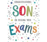 Regal Publishing Felicitaciones Hijo por aprobar tus exámenes - 8 x 6 pulgadas