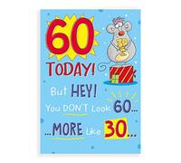 Regal Publishing Humour Milestone Age - Tarjeta de Felicitacion Cumpleaños (60 m, 22,8 x 15,2 cm)