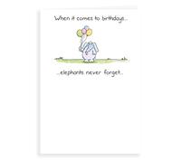 Regal Publishing Humour - Tarjeta de cumpleaños tardía (7 x 5 pulgadas)